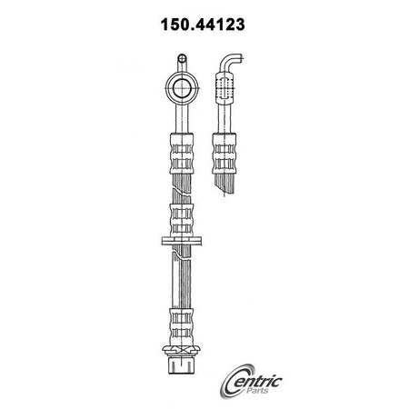 Centric Parts Brake Hose, 150.44123 150.44123